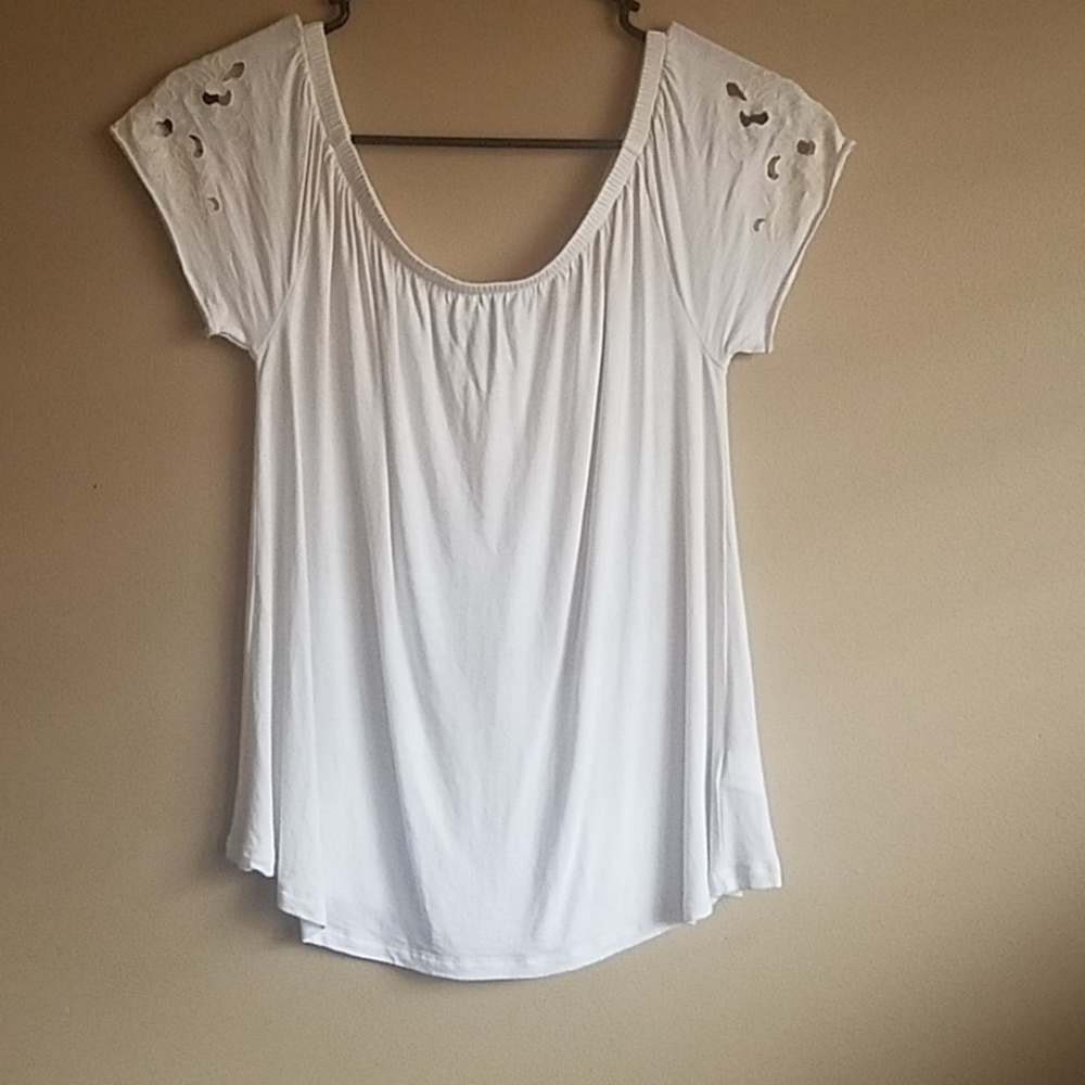 Off the Shoulder Swing Shirt